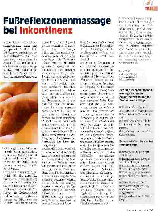 Vorschauseite 2: Fußreflexzonenmassage bei Inkontinenz