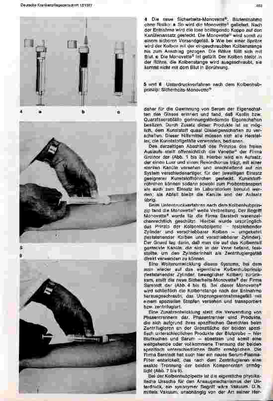 Vorschauseite 2: Neue Methoden der Blutentnahme