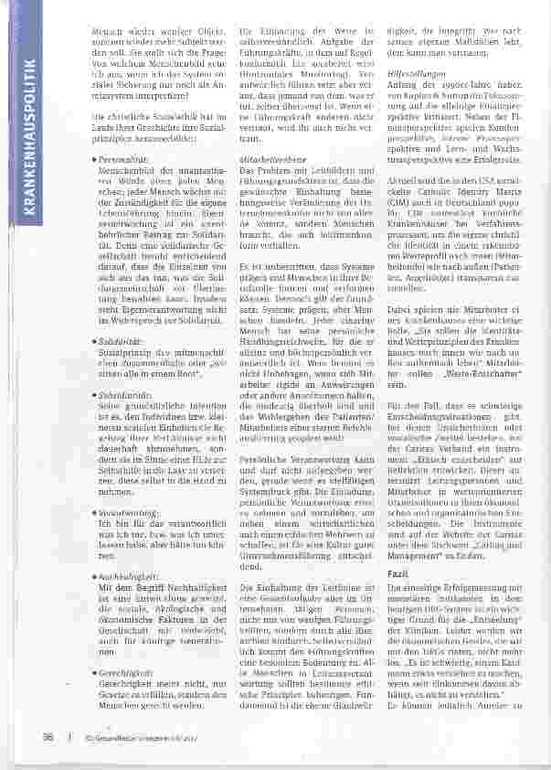 Vorschauseite 3: Diskrepanz der Ziele Ethik und Pflege