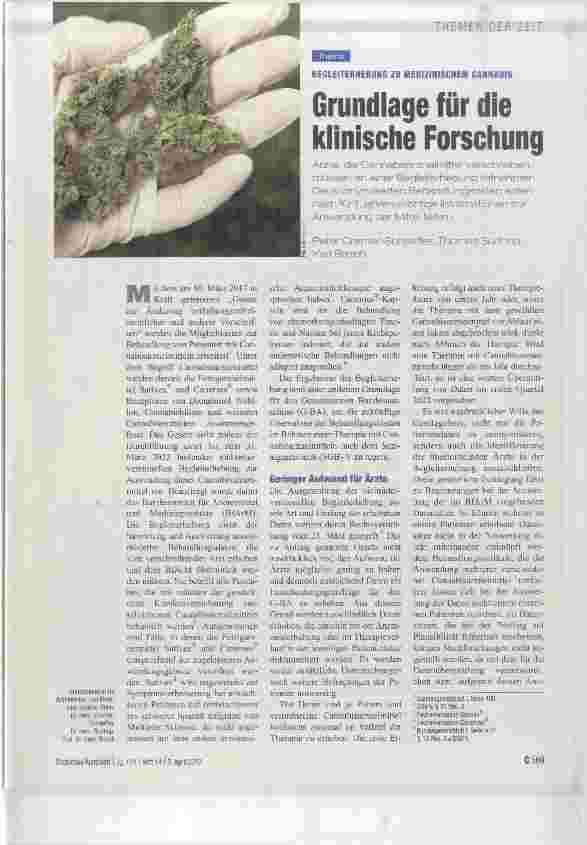 Vorschauseite 1: Grundlage für die klinische Forschung