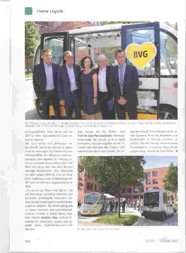 Vorschauseite 2: Selbstfahrende Minibusse auf Gesundheitscampus