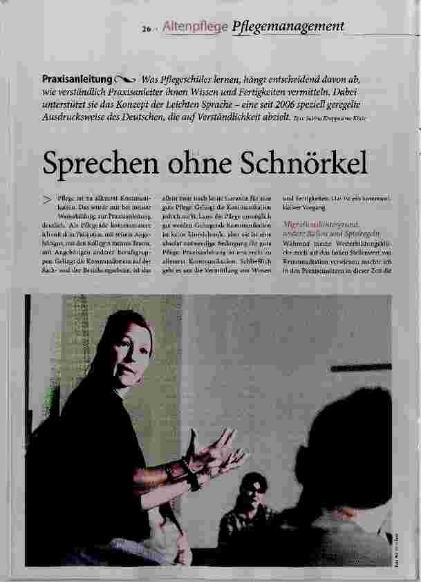 Vorschauseite 1: Sprechen ohne Schnörkel