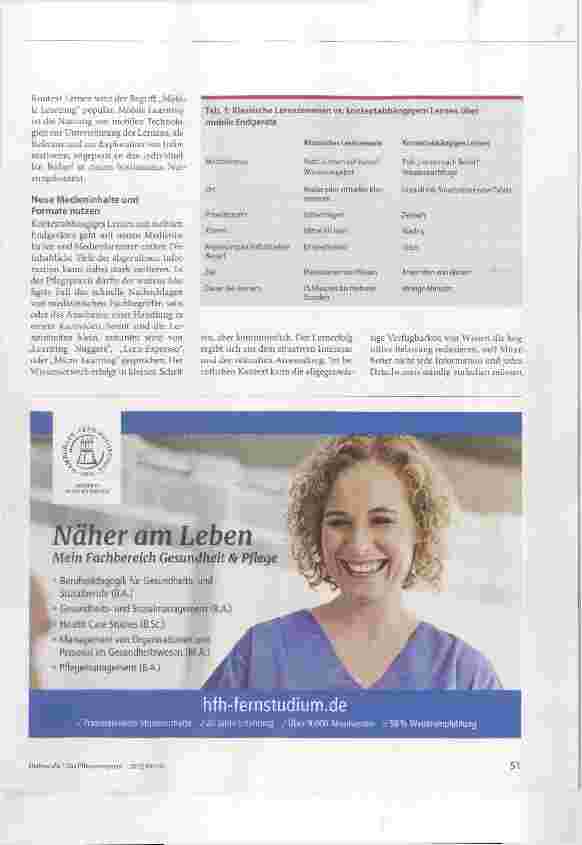Vorschauseite 2: Kontextabhängiges Lernen Mobile Learning als Baustein der Professionalisierung
