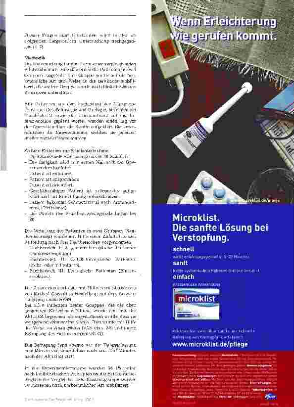 Vorschauseite 2: Weniger Schmerzen beim Bewegen Schwerstkranker
