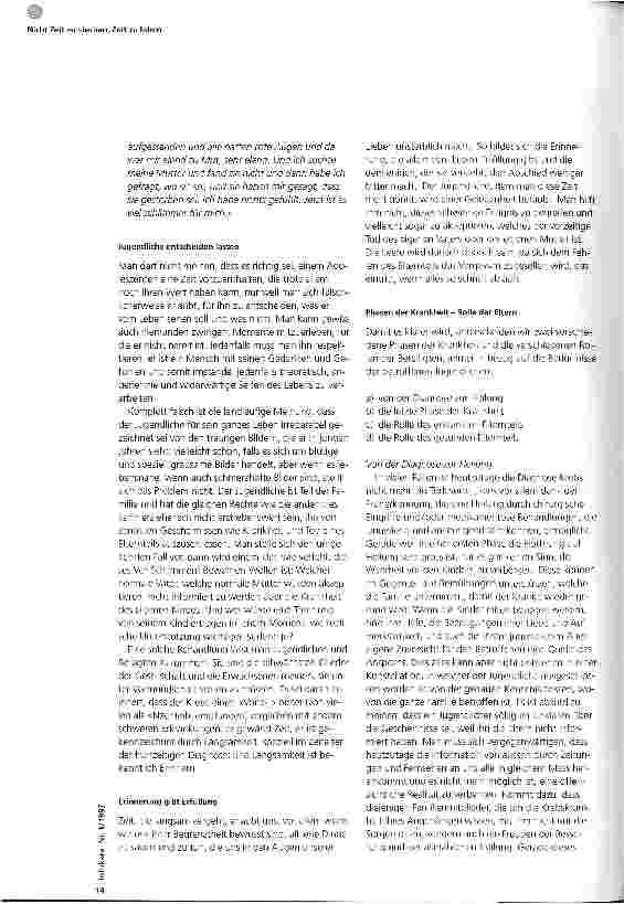 Vorschauseite 3: Nicht Zeit zu sterben, Zeit zu leben
