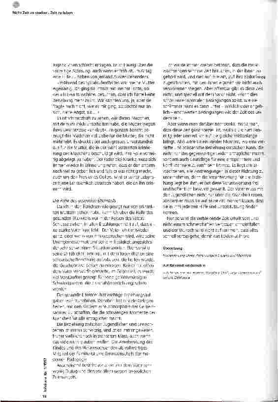 Vorschauseite 5: Nicht Zeit zu sterben, Zeit zu leben