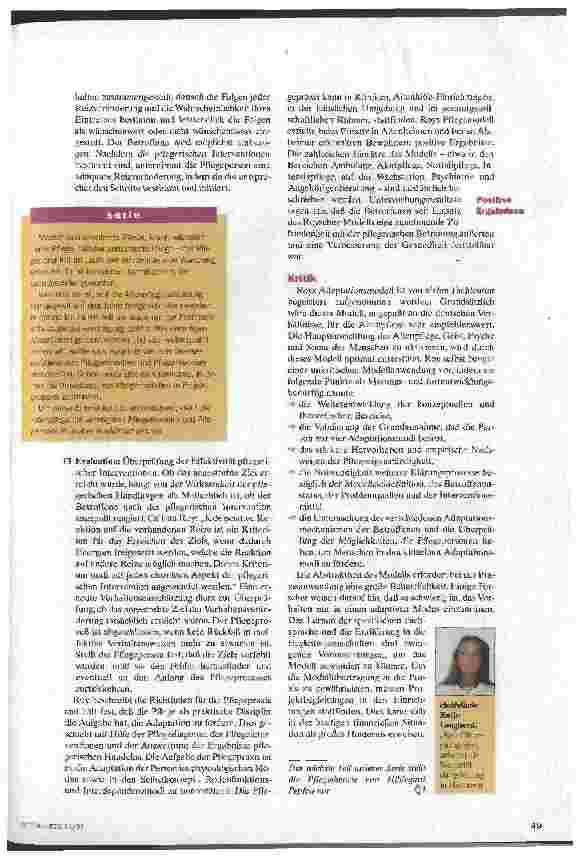 Vorschauseite 5: Anpassung und Einwirkung