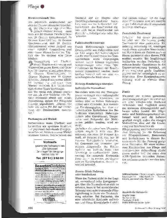 Vorschauseite 5: Das ANE-Syndrom als Nebenwirkung einer Chemotherapie