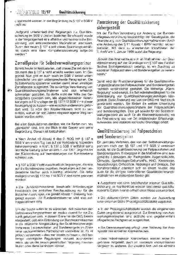 Vorschauseite 2: Qualitätssicherung in der stationären Versorgung Aktuelle Entwicklungen und Handlungsperspektiven aus Sicht der DKG