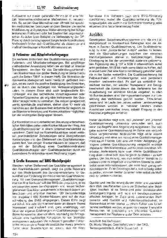 Vorschauseite 4: Qualitätssicherung in der stationären Versorgung Aktuelle Entwicklungen und Handlungsperspektiven aus Sicht der DKG