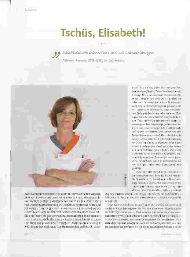 Vorschauseite 1: Tschüs, Elisabeth!