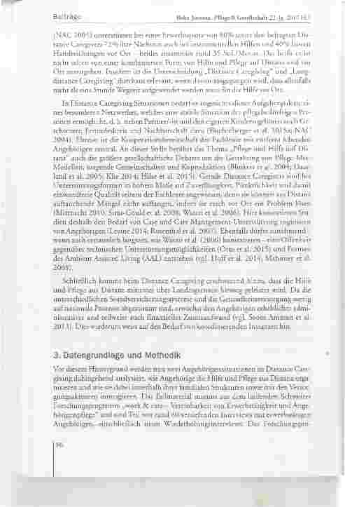 Vorschauseite 3: Pflegebedürftige Angehörige über Landesgrenzen hinweg unterstützen: Erkenntnisse aus zwei Fallstudien