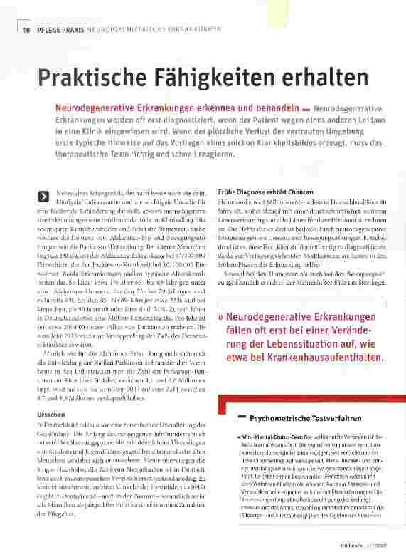 Vorschauseite 1: Praktische Fähigkeiten erhalten