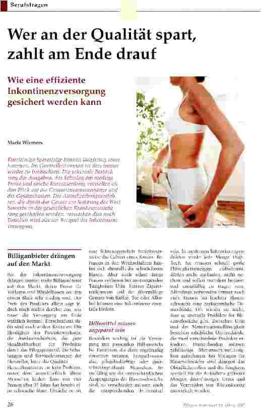 Vorschauseite 1: Wer an der Qualität spart, zahlt am Ende drauf