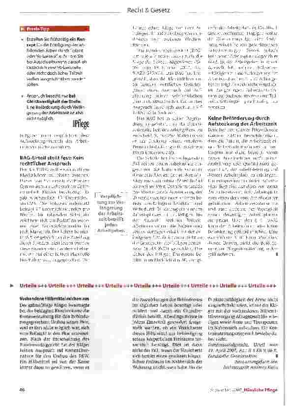 Vorschauseite 2: Organisationsfreiheit des Arbeitgebers