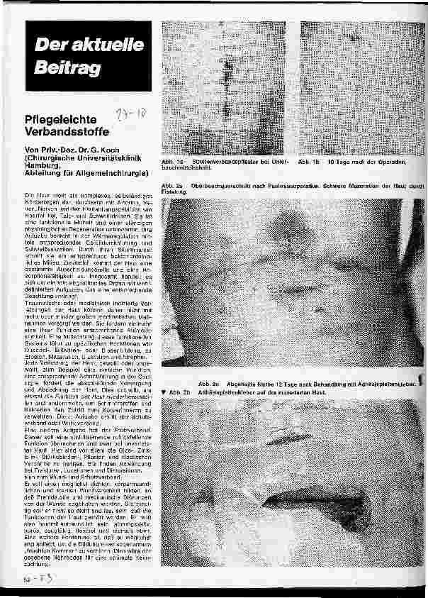 Vorschauseite 1: Pflegeleichte Verbandsstoffe