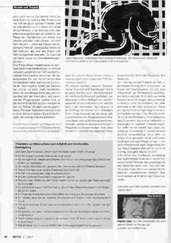 Vorschauseite 3: Den Teufelskreis durchbrechenSeelische Verwundungen und Traumareaktivierung im Alter