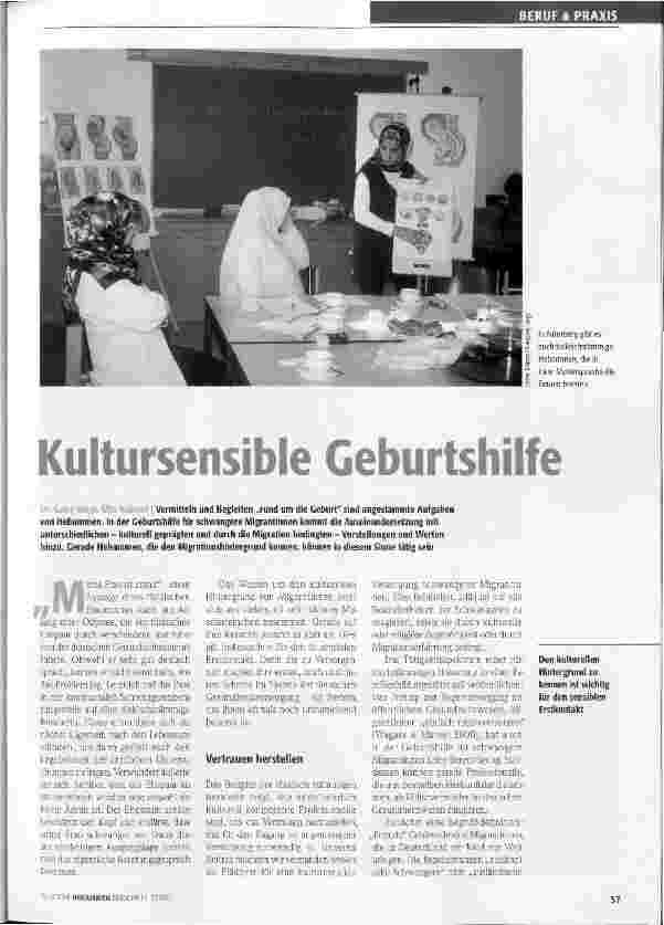 Vorschauseite 1: Kultursensible Geburtshilfe