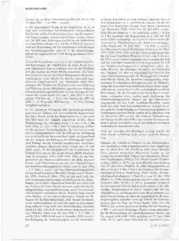 Vorschauseite 4: Mitgliedschaft einer Apothekerkammer in der ABDA ist zulässig