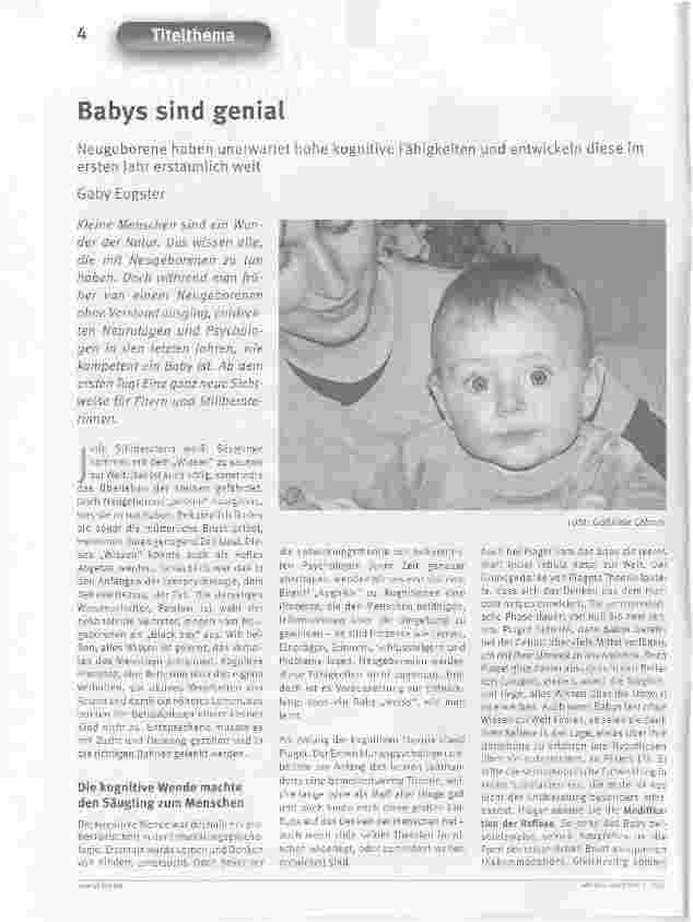 Vorschauseite 1: Babys sind genial