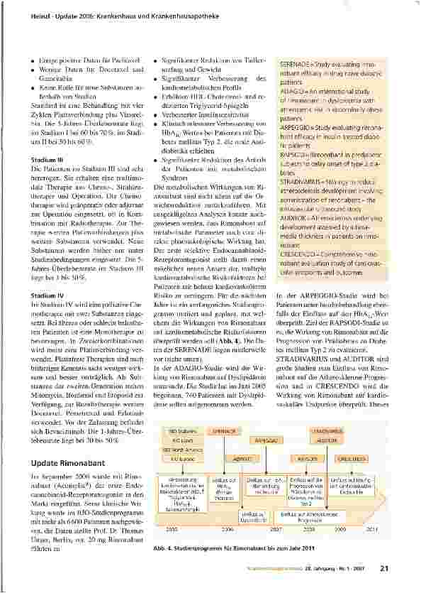 Vorschauseite 5: Krankenhaus und Krankenhausapotheke 2006 - ein Update