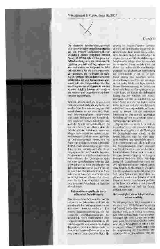 Vorschauseite 1: Kliniken im Wettbewerb