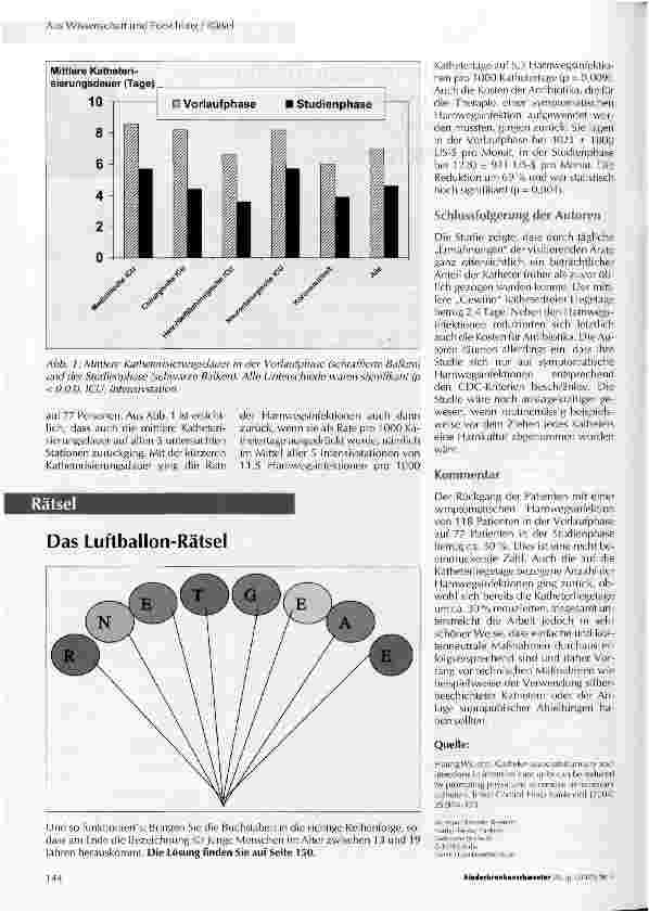 Vorschauseite 2: Reduzierung katheter-assoziierter Harnwegsinfektionen auf Intensivstationen durch frühzeitige Entfernung der Harnableitung