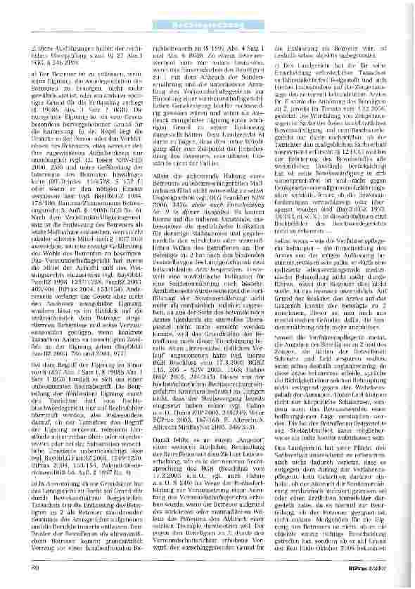 Vorschauseite 2: Zur Geeignetheit eines Betreuers