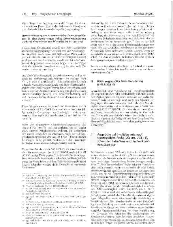 Vorschauseite 5: Langzeitkranke Grenzgänger