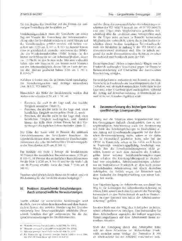 Vorschauseite 6: Langzeitkranke Grenzgänger