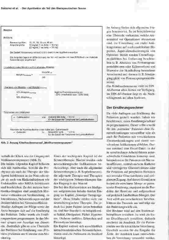 Vorschauseite 4: Der Apotheker als Teil des therapeutischen Teams - Wunsch oder Realität?