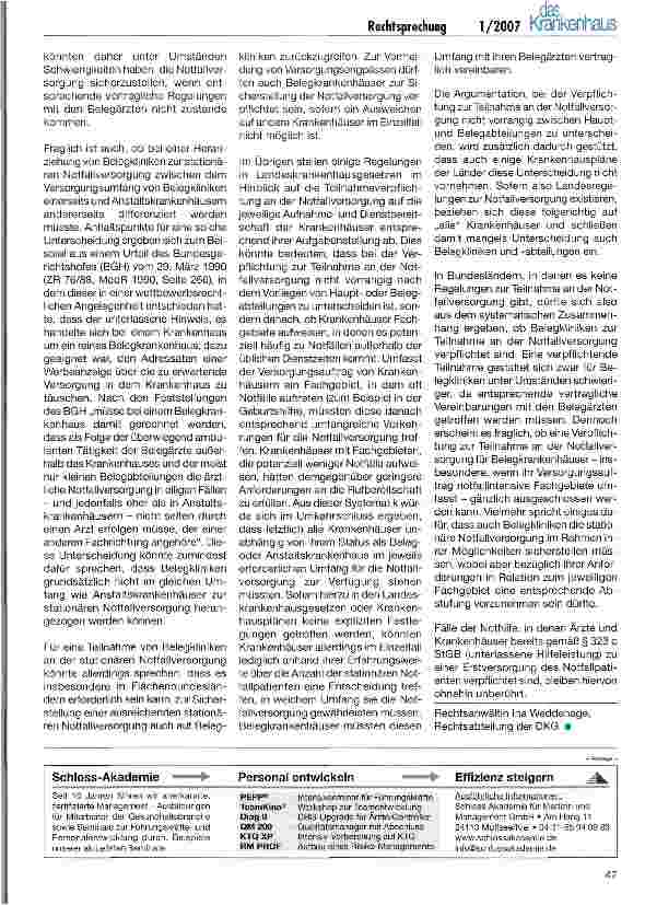 Vorschauseite 3: Rechtsprechung