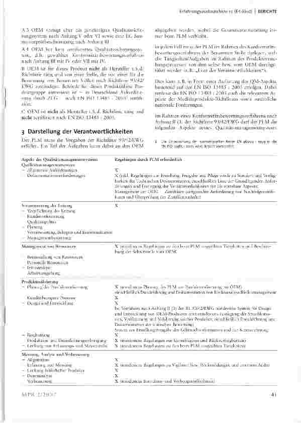Vorschauseite 2: Erfahrungsaustauschkreise der nach dem Medizinproduktegesetz benannten Stellen (EK-Med)