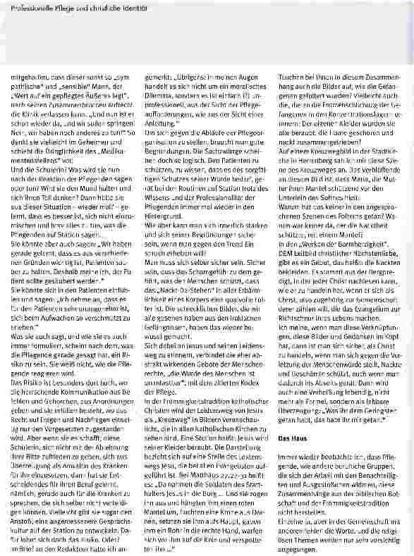 Vorschauseite 5: Professionelle Pflege und christliche Identität