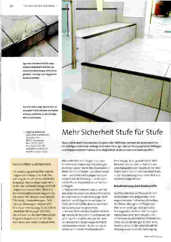 Vorschauseite 1: Mehr Sicherheit Stufe für Stufe