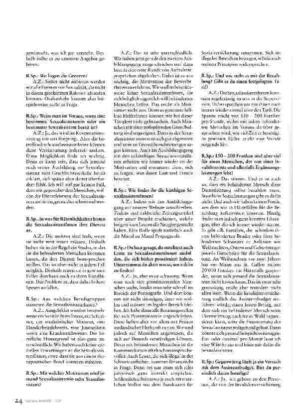 Vorschauseite 3: Zentral ist für mich die Selbstbestimmung