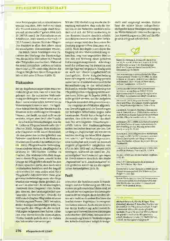 Vorschauseite 5: Die Auswirkungen der DRG-Einführung aus Sicht der Pflege
