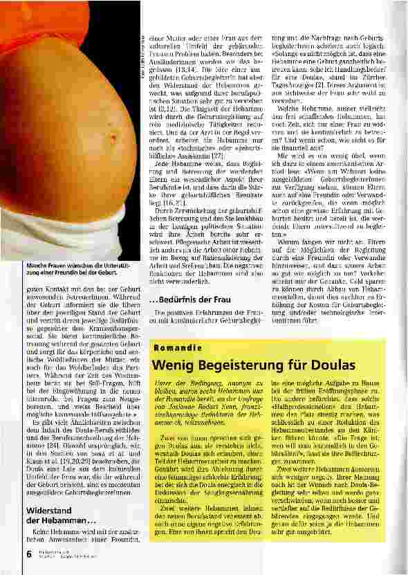 Vorschauseite 3: Dilemma der Hebammen