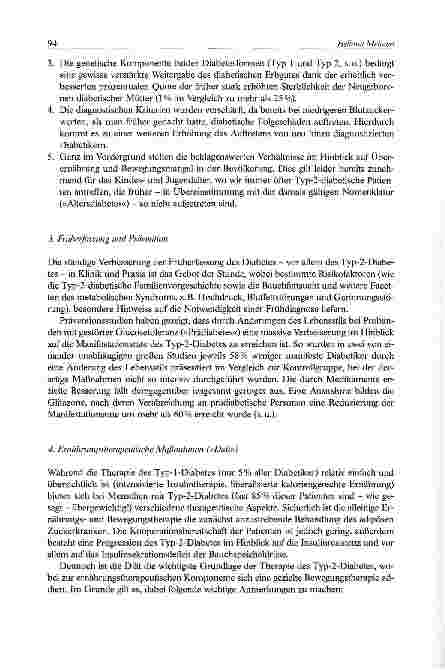 Vorschauseite 4: Diabetes mellitus -Ursachen, Epidemiologie,Behandlungsmöglichkeiten und Folgeschäden derErkrankung