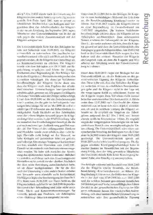 Vorschauseite 2: Zur Erlaubnis zur Führung der Berufsbezeichnung Krankenschwester