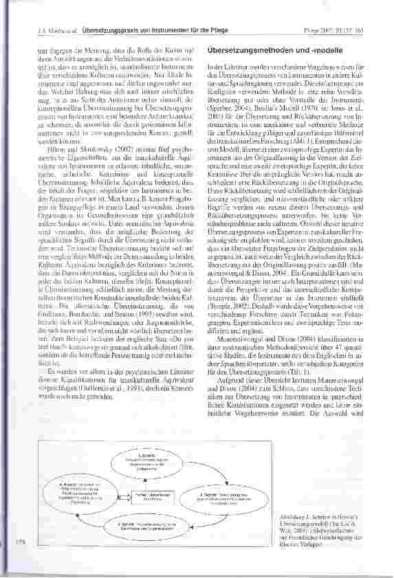 Vorschauseite 3: Prinzipien und Methoden einer wissenschaftlich akkuraten Übersetzungspraxis von Instrumenten für Forschung und direkte Pflege