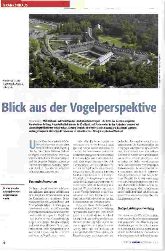 Vorschauseite 1: Blick aus der Vogelperspektive