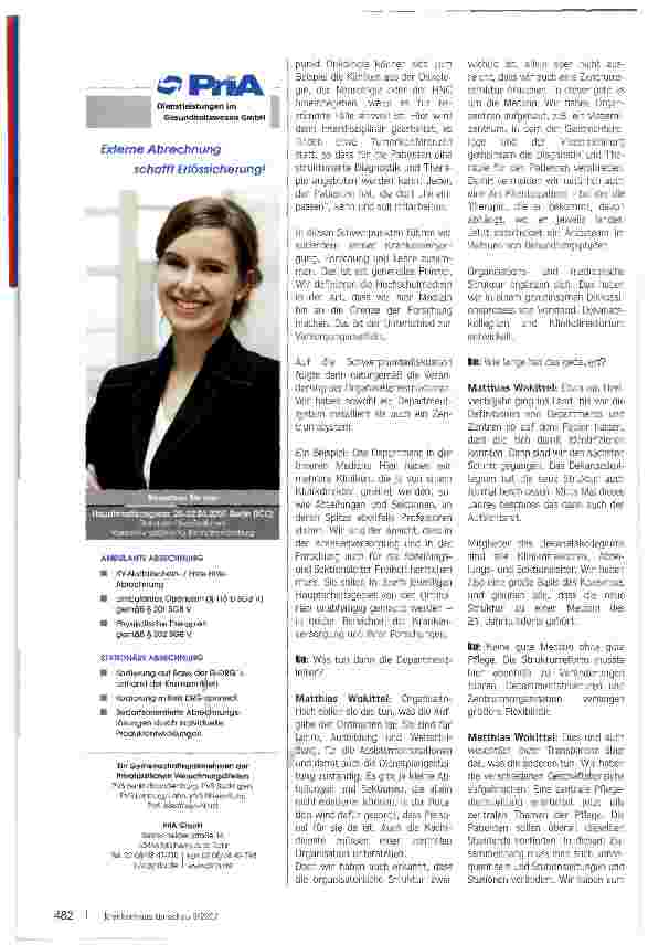 Vorschauseite 2: Wir haben sehr viel Gestaltungsfreiheit