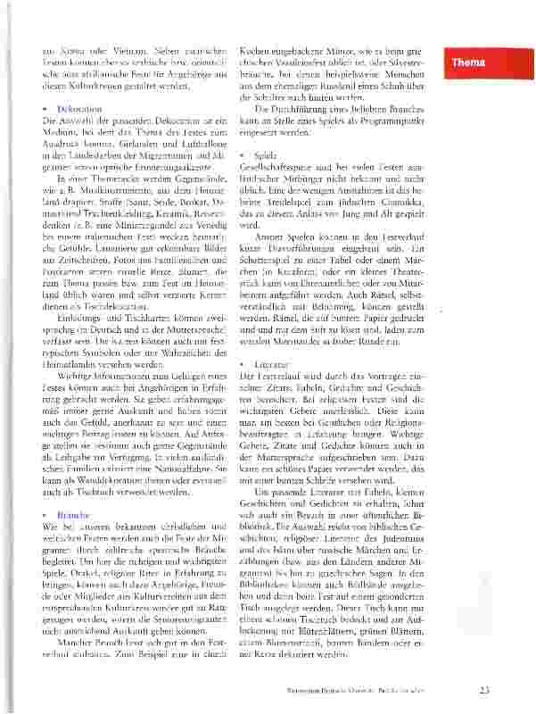 Vorschauseite 3: Erinnerungspflege durch Feste feiern