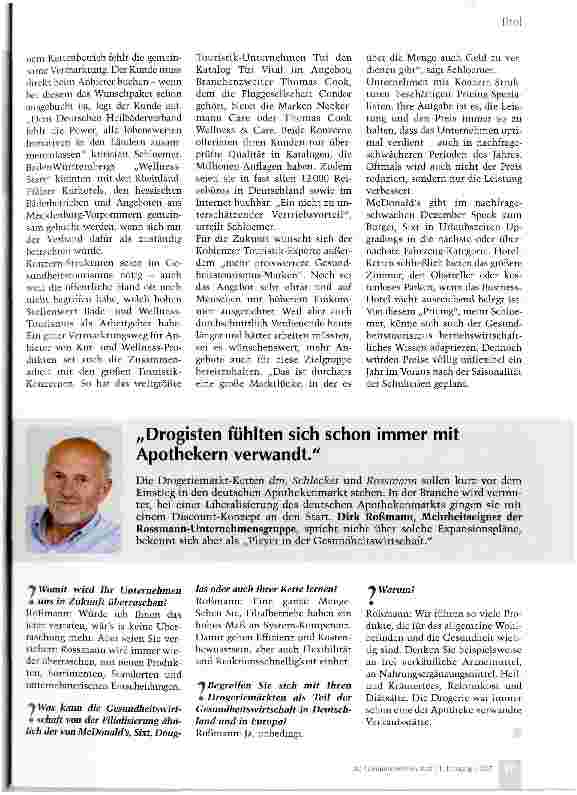 Vorschauseite 4: Von Konzernstrukturen könnten alle profitieren