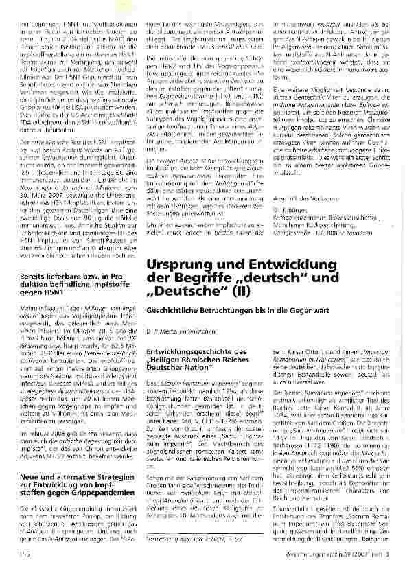Vorschauseite 1: Ursprung und Entwicklung der Begriffe „deutsch und „Deutsche (II)
