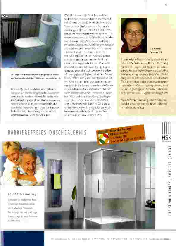 Vorschauseite 4: Wohnberatung: Kleine Maßnahmen -große Wirkung