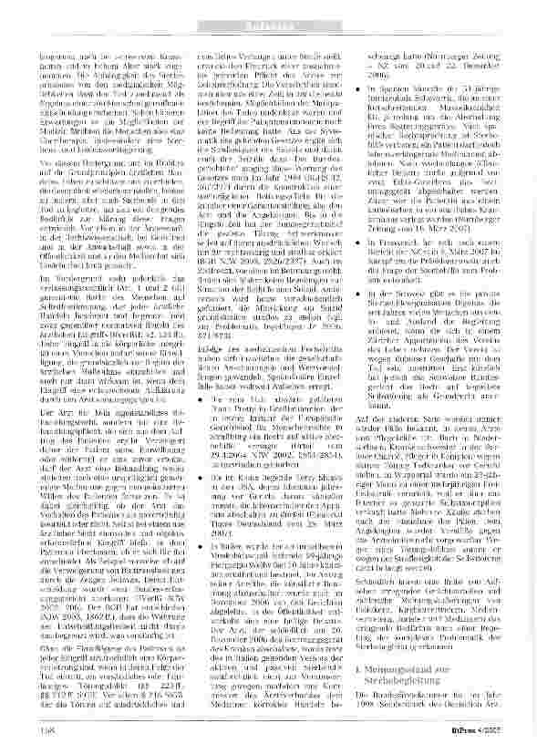 Vorschauseite 2: Selbstbestimmung des Menschen am Lebensende