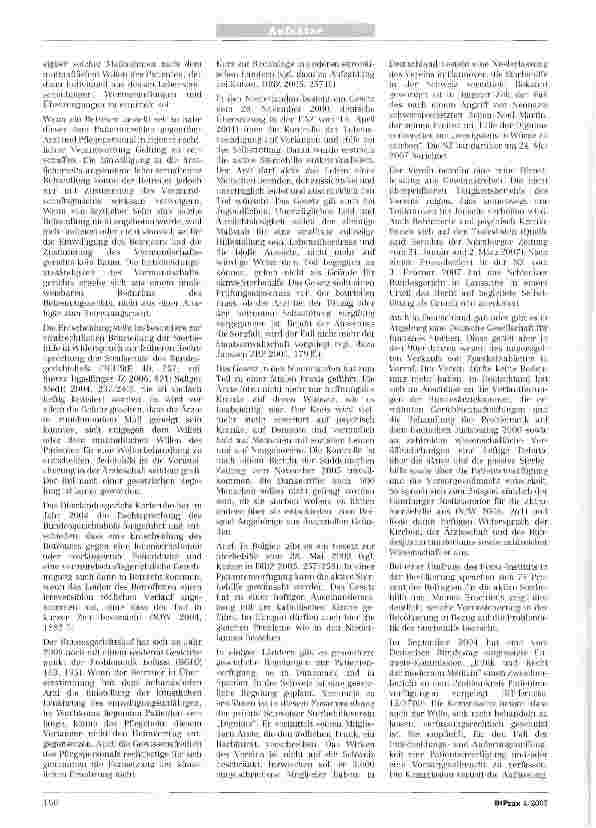 Vorschauseite 4: Selbstbestimmung des Menschen am Lebensende