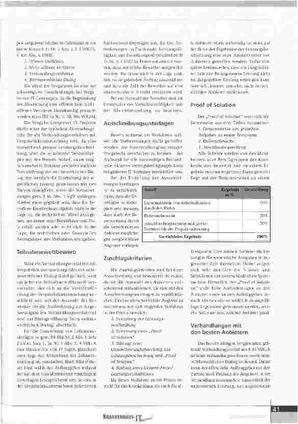 Vorschauseite 2: Ausschreibung und Anbieterauswahl